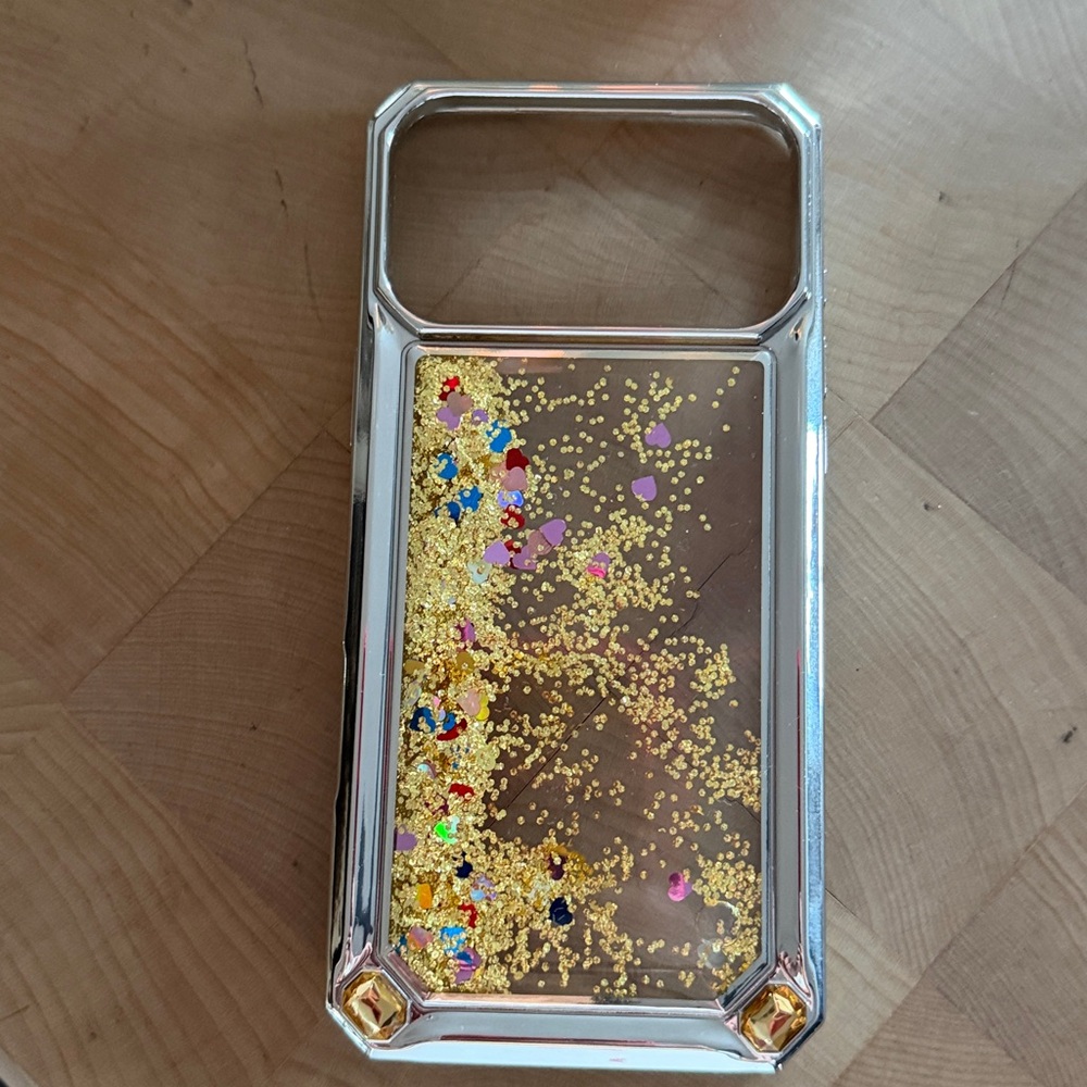 Glitter Gold iPhone 17 PRO MAX Case